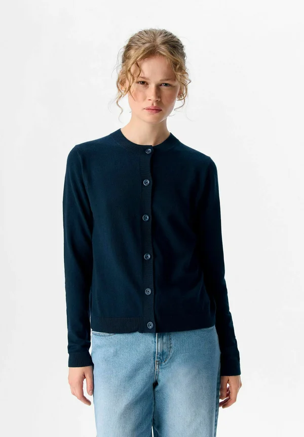 OBJTHESS LS NOOS - Strickjacke - sky captain