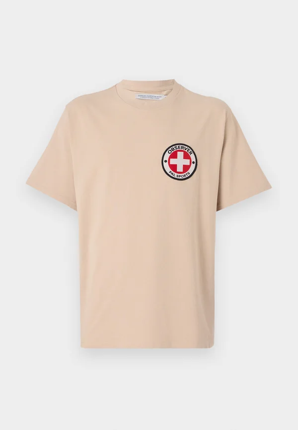 OBSERVER UNISEX - T-Shirt print - stone