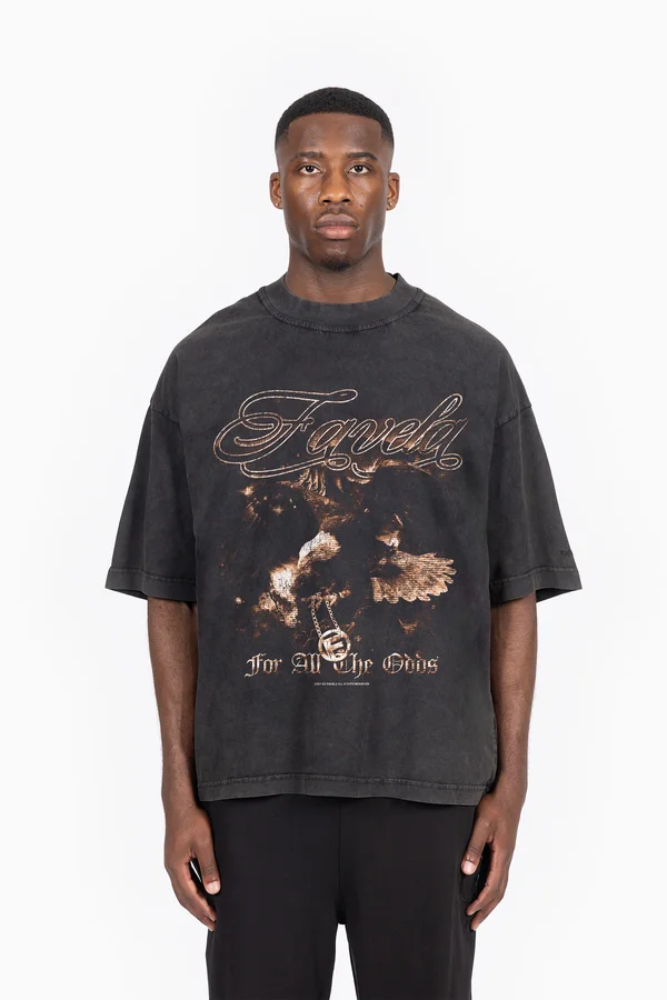 ODDS UNISEX - T-Shirt print - black washed