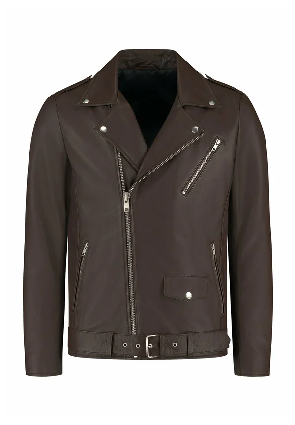ODIN PERFECTO - Lederjacke - chocolate brown