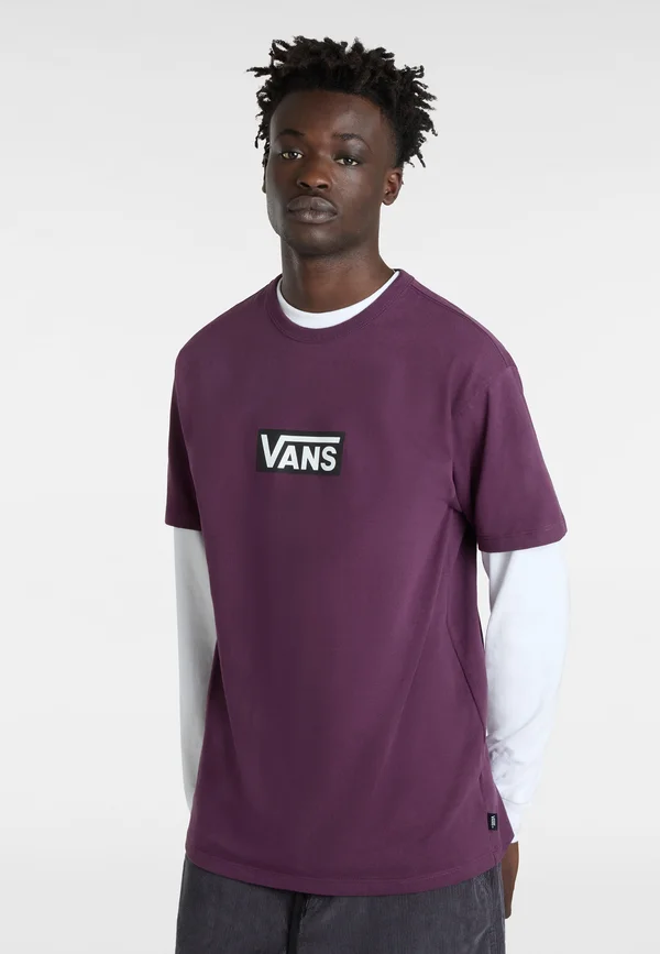 OFF THE WALL II DROP - T-Shirt print - blackberry wine