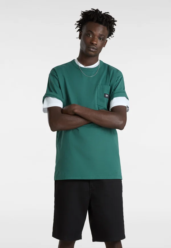 OFF THE WALL II POCKET  - T-Shirt basic - bistro green