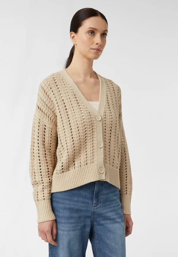 OFFEN - Strickjacke - beige