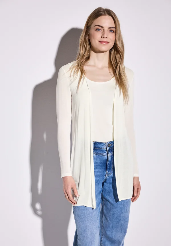 OFFENE  - Strickjacke - weiß