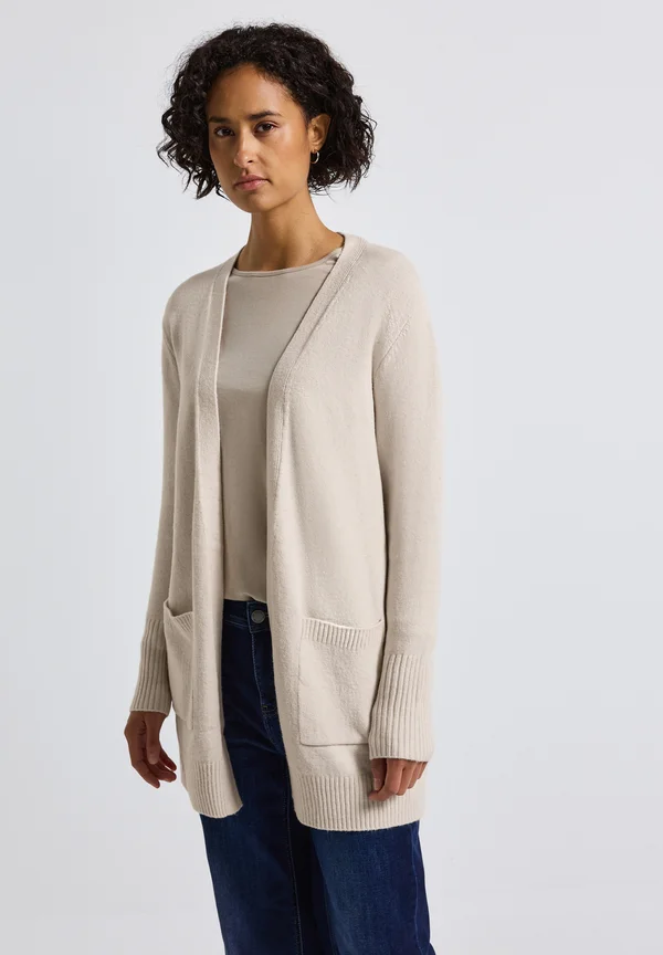 OFFENER - Strickjacke - beige