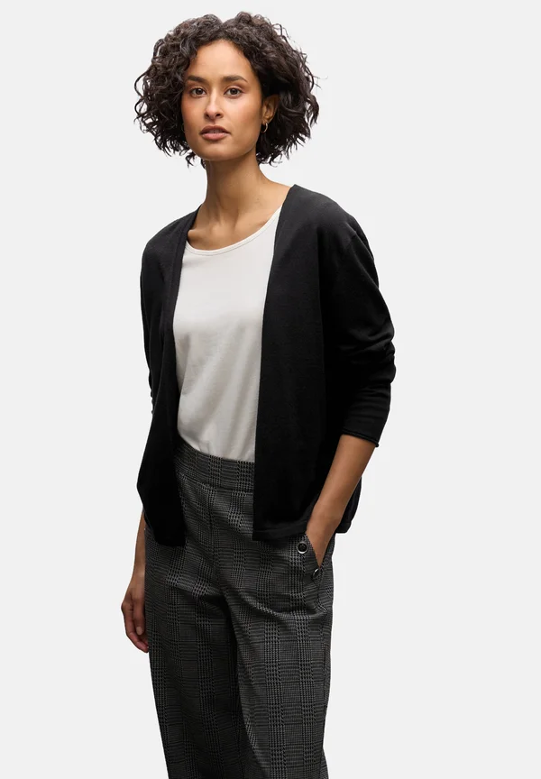 OFFENER - Strickjacke - schwarz