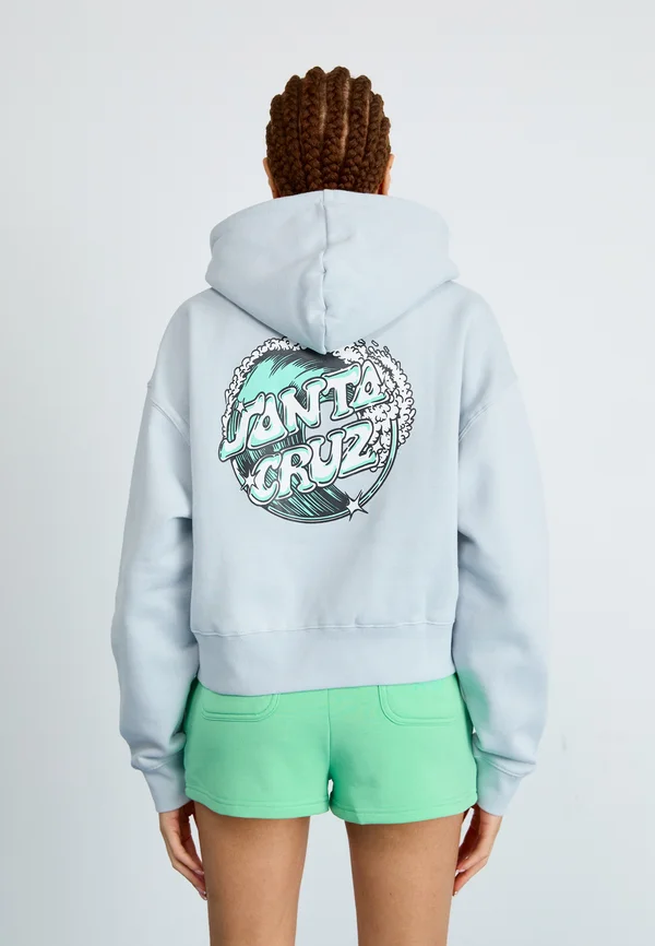 OFFSHORE DOT HOOD - Kapuzenpullover - barely blue