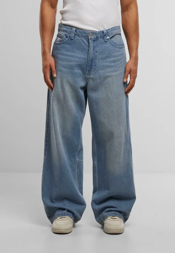 OG AOP - Jeans Relaxed Fit - medium blue