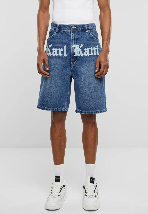 OG OLD ENGLISH - Jeans Shorts - vintage indigo