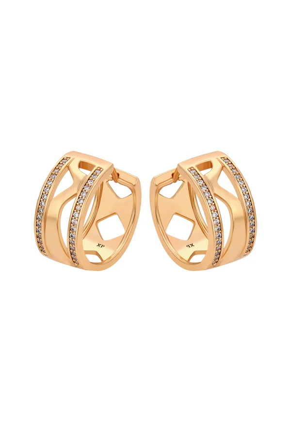 Ohrringe - rose gold-coloured white