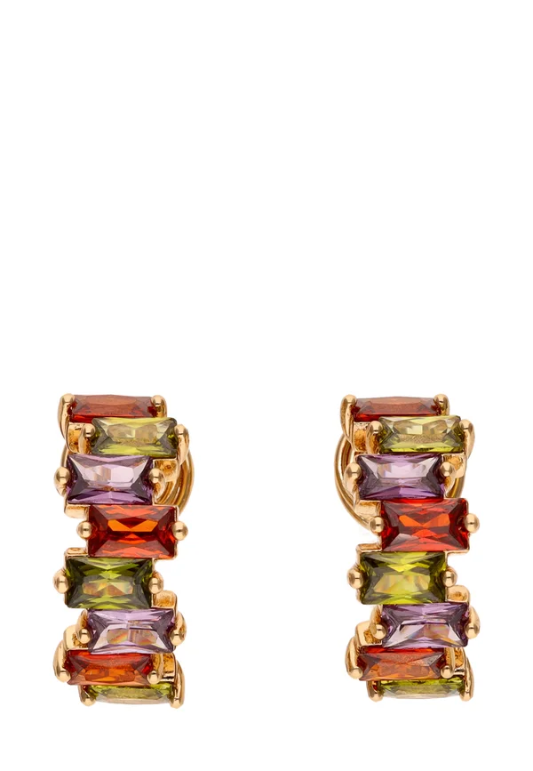 Ohrringe - rose gold multicolor