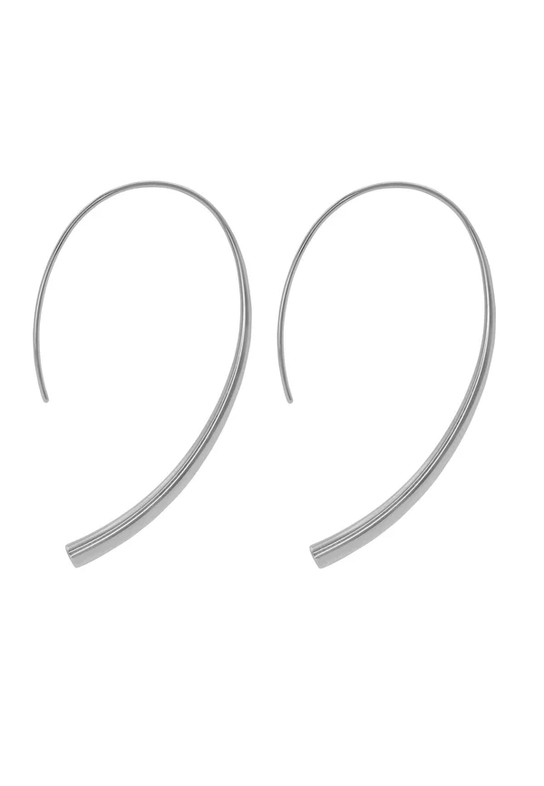 Ohrringe - silberfarben poliert