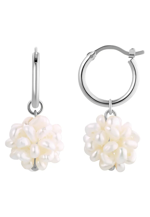 Ohrringe - silberfarben poliert