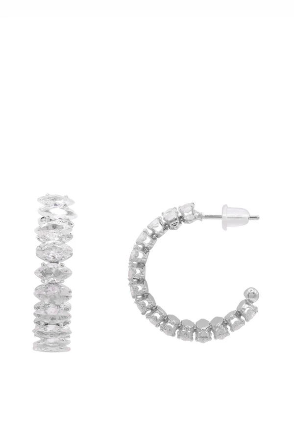 Ohrringe - silberfarben poliert