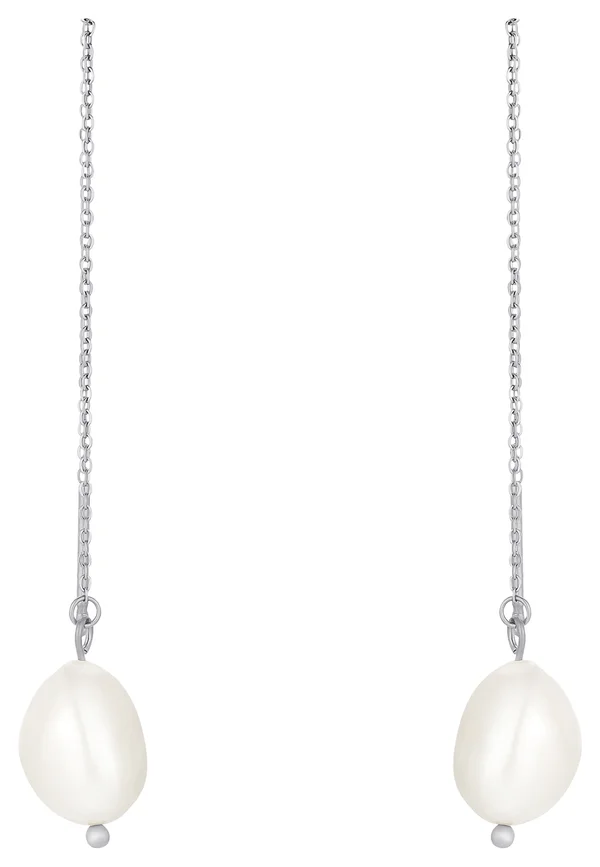 Ohrringe - silberfarben poliert