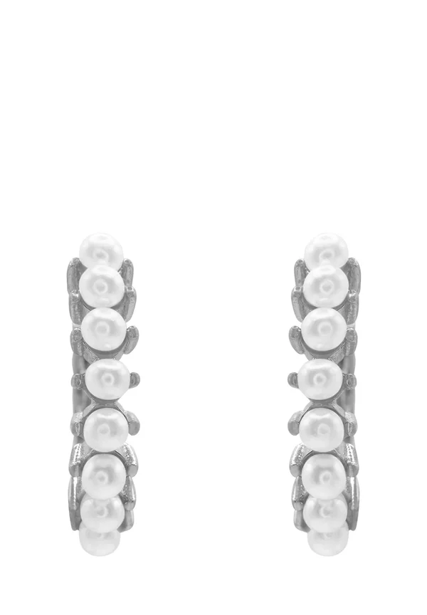 Ohrringe - silver-colored poliert