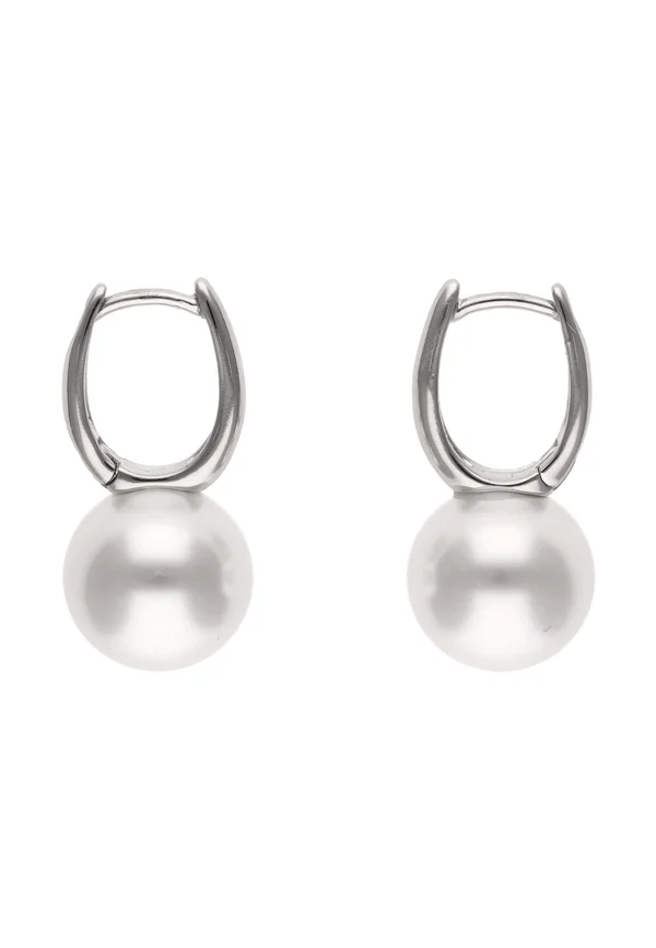 Ohrringe - silver-coloured white