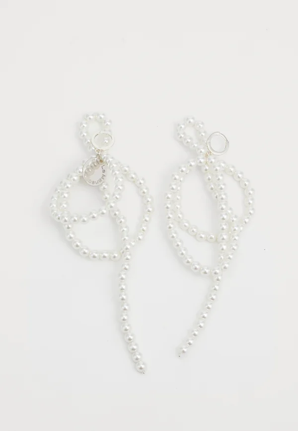 Ohrringe - silver-coloured/white