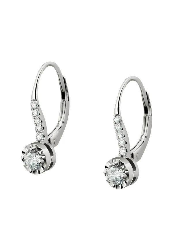 Ohrringe - weißgold-coloured