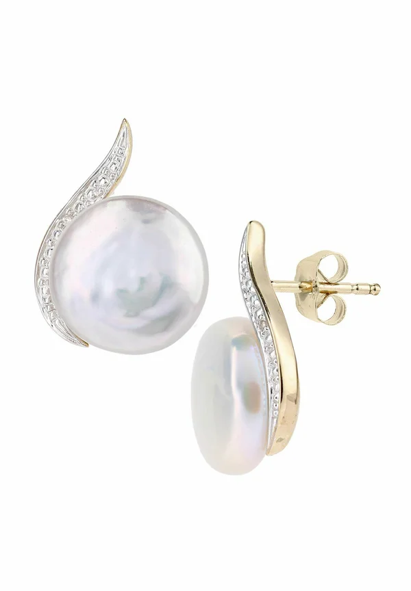 Ohrringe - yellow gold - coloured