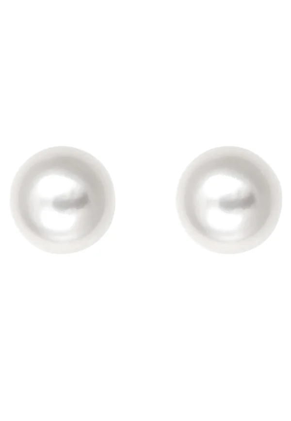 OHRSCHMUCK PERLE - Ohrringe - white