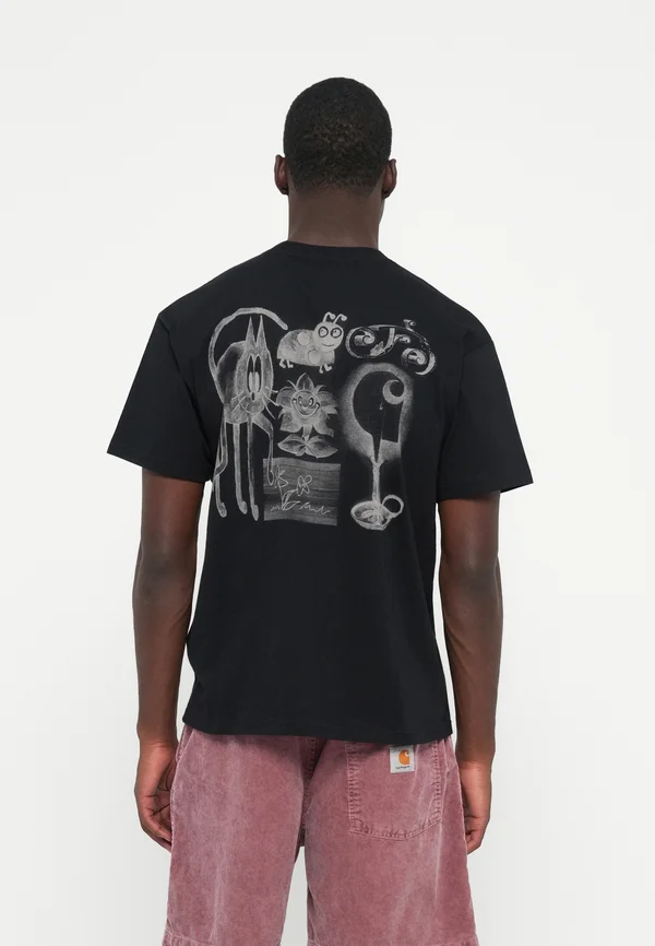 OKNICEOK  - T-Shirt print - black