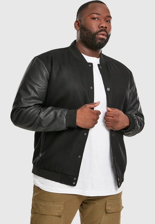 OLDSCHOOL COLLEGE JACKET  - Leichte Jacke - black/black