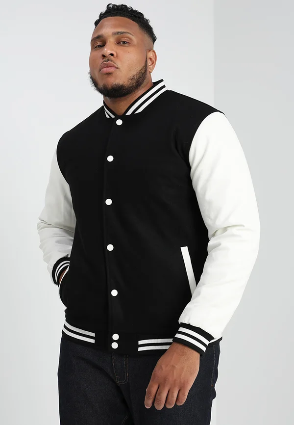 OLDSCHOOL COLLEGE JACKET  - Leichte Jacke - black/white