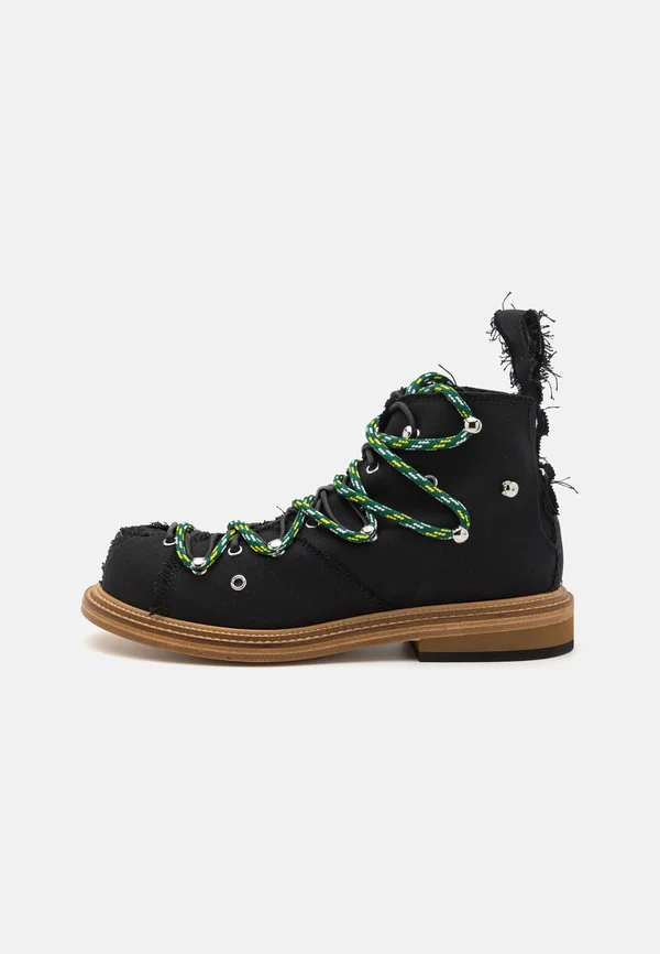 OLIVER - Schnürstiefelette - nero