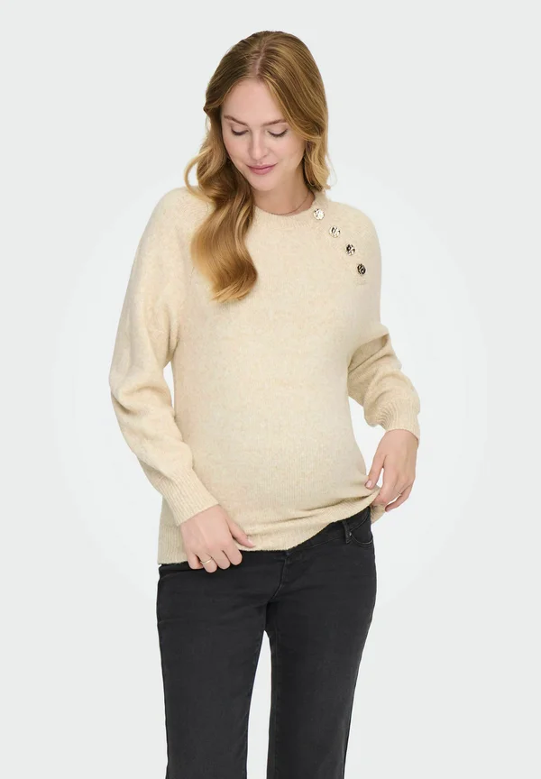 OLMEMMA  - Strickpullover - pumice stone