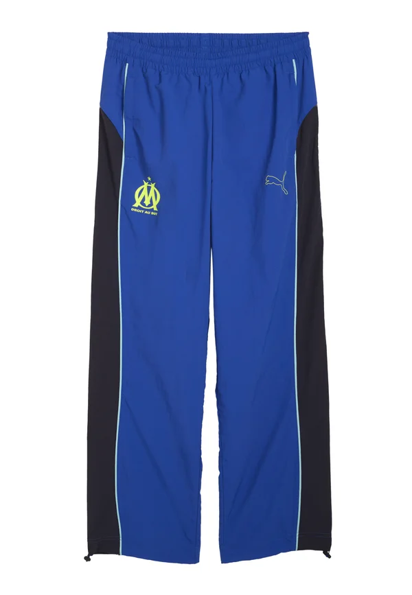OLYMPIQUE DE MARSEILLE FTBLESSENTIALS CELLERATOR - Stoffhose - vivid blue-yellow alert