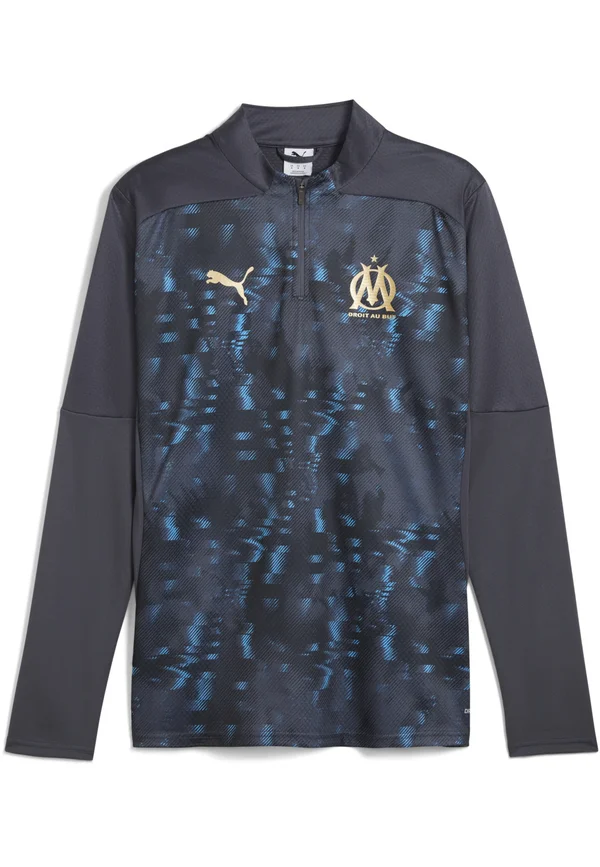 OLYMPIQUE DE MARSEILLE PRE-MATCH - Langarmshirt - galactic gray- team gold