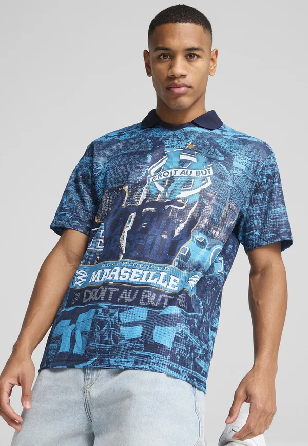OLYMPIQUE DE MARSEILLE RETRO-TRIKOT - Vereinsmannschaften - bleu azur