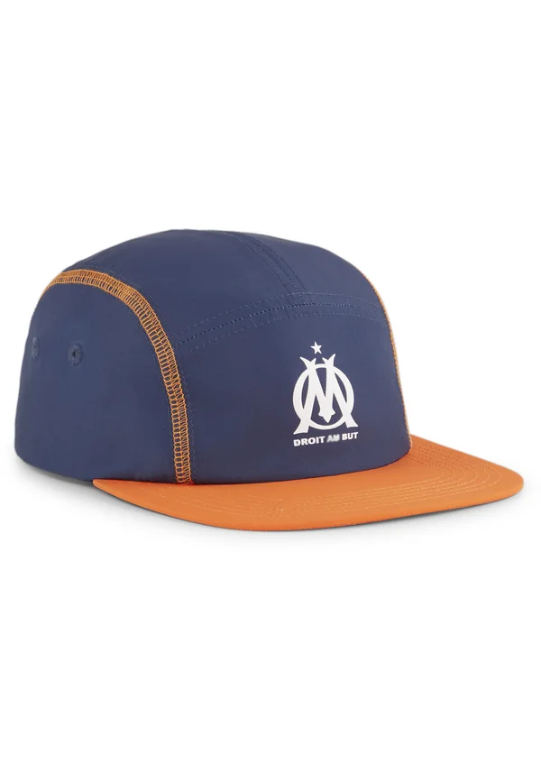 OLYMPIQUE DE MARSEILLE STATEMENT  - Cap - club navy fluro orange pes