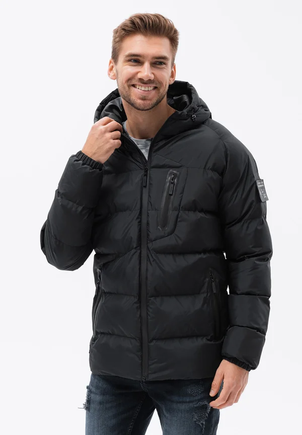 OM-JAHP - Wintermantel - black