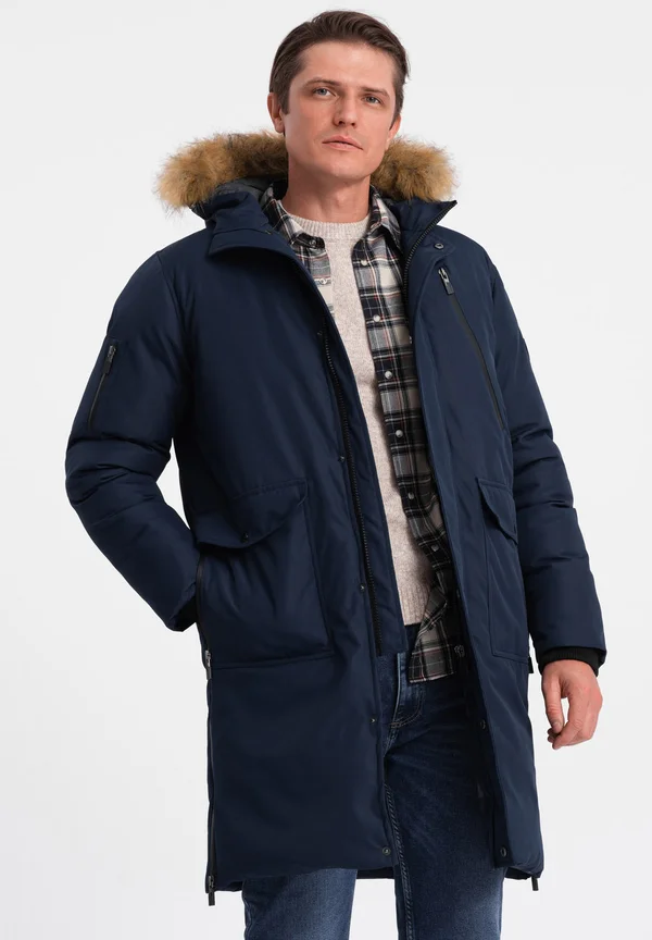 OM-JALJ - Wintermantel - navy blue