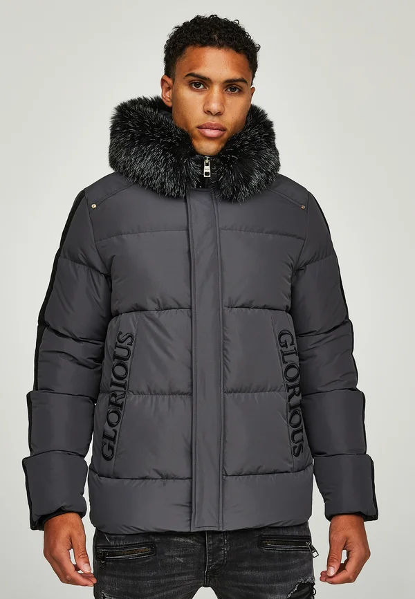 OMAREZ 3.0 SHORT PUFFER JACKET - Übergangsjacke - asphalt