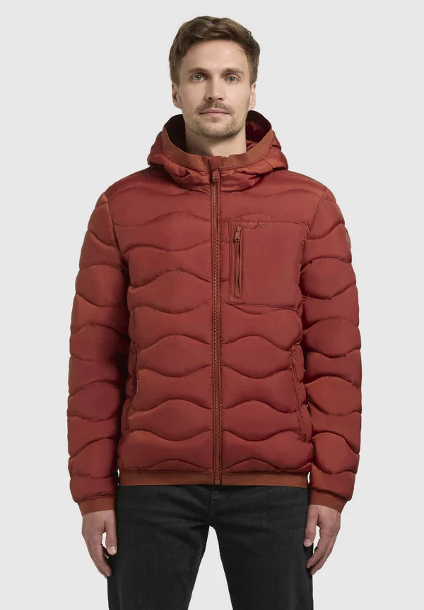 OMER - Winterjacke - rotbraun