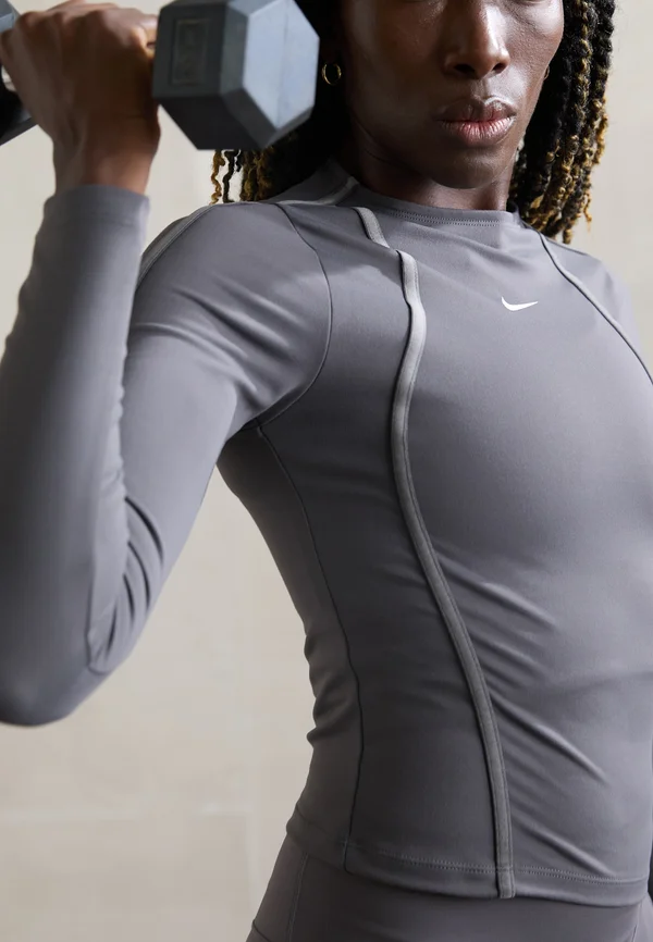 ONE FITTED - Langarmshirt - thunder grey/white