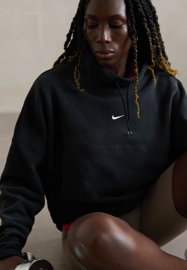 ONE - Fleecepullover - black/white