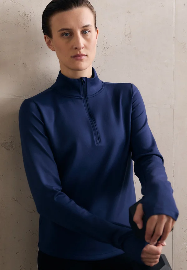 ONE MIDLAYER - Langarmshirt - midnight navy