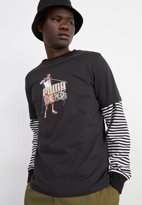 ONE PIECE GRAPHIC TEE - T-Shirt print - black