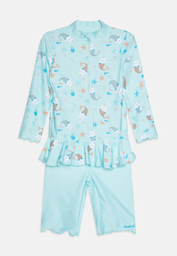 ONE-PIECE UNICORN MERMAID CAT - Badeanzug - light green