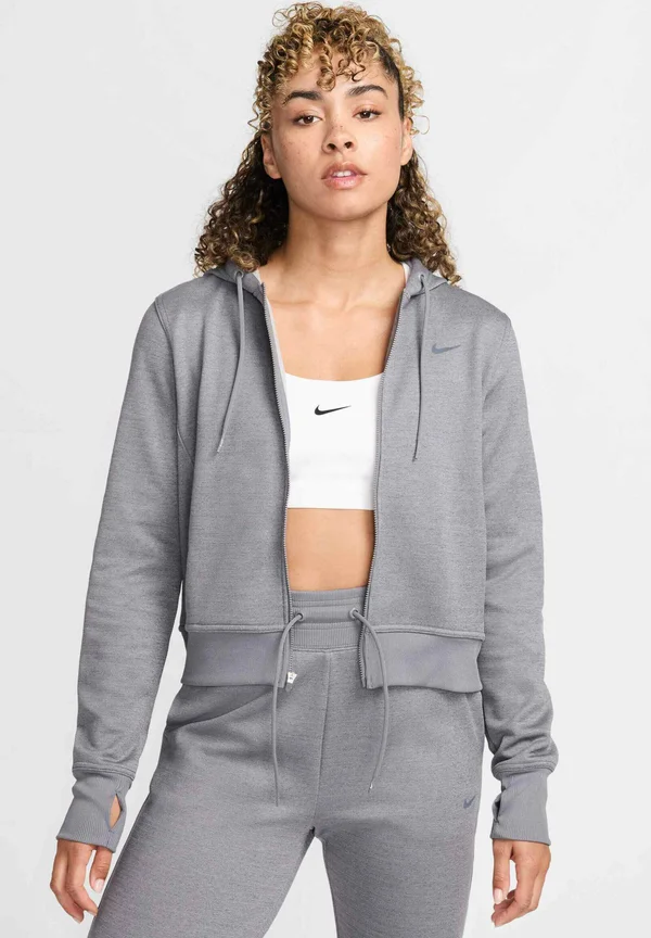 ONE - Sweatjacke - heather white