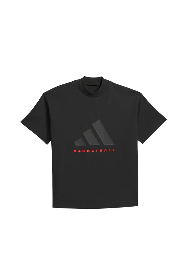 ONE  - T-Shirt print - black   red
