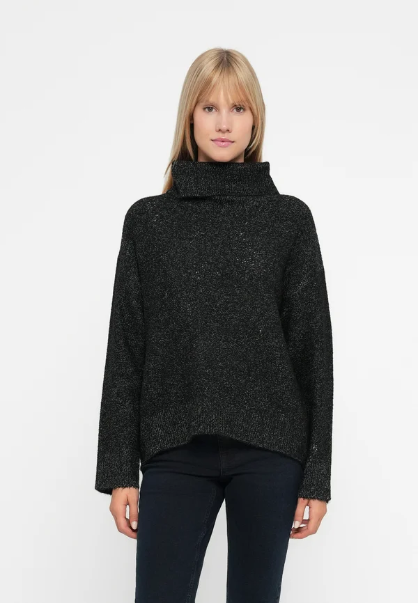 ONLARIZONA SEQUINS ROLLNECK - Strickpullover - black