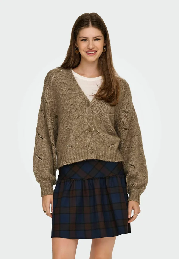 ONLAYA - Strickjacke - cocoa créme