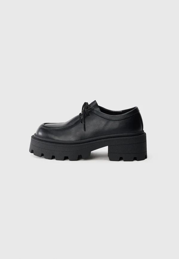 ONLBANYU CHUNKY LOAFER - Schnürer - black