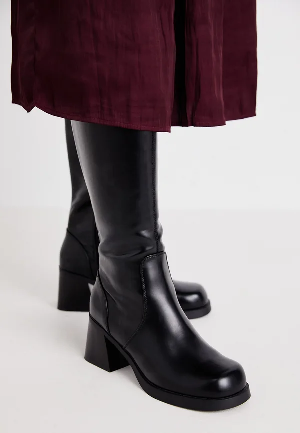 ONLBIRDIE HIGH BOOT - Plateaustiefel - black