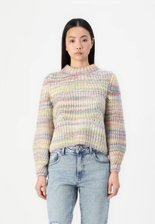 ONLCARMA PULLOVER  - Strickpullover - pumice stone